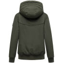 Marikoo Mooni Damen Herbst Caban Jacke N084 Dark Olive Größe M - Gr. 38
