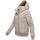 Marikoo Mooni Damen Herbst Caban Jacke N084 Light Taupe Größe S - Gr. 36