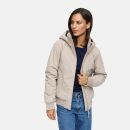 Marikoo Mooni Damen Herbst Caban Jacke N084 Light Taupe Größe L - Gr. 40