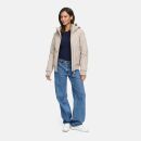 Marikoo Mooni Damen Herbst Caban Jacke N084 Light Taupe Größe L - Gr. 40