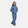 Marikoo Mooni Damen Herbst Caban Jacke N084 Dusty Blue Größe XXL - Gr. 44