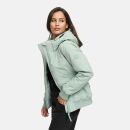 Marikoo Mooni Damen Herbst Caban Jacke N084 Smokey Mint Größe M - Gr. 38