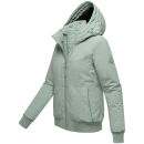 Marikoo Mooni Damen Herbst Caban Jacke N084 Smokey Mint Größe M - Gr. 38