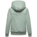 Marikoo Mooni Damen Herbst Caban Jacke N084 Smokey Mint Größe M - Gr. 38