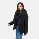 Marikoo Nadiraa Damen Herbst Winter Stepp Jacke N085 Schwarz Größe S - Gr. 36