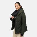 Marikoo Nadiraa Damen Herbst Winter Stepp Jacke N085 Dark Olive Größe L - Gr. 40
