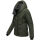Marikoo Nadiraa Damen Herbst Winter Stepp Jacke N085 Dark Olive Größe L - Gr. 40