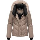 Marikoo Nadiraa 16 Steppjacke N085 Taupe Grey Größe S - Gr. 36