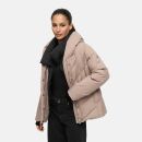 Marikoo Nadiraa Damen Herbst Winter Stepp Jacke N085 Taupe Grey Größe XL - Gr. 42