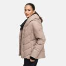 Marikoo Nadiraa Damen Herbst Winter Stepp Jacke N085 Taupe Grey Größe XL - Gr. 42