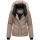Marikoo Nadiraa Damen Herbst Winter Stepp Jacke N085 Taupe Grey Größe XL - Gr. 42