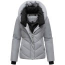 Marikoo Nadiraa Damen Herbst Winter Stepp Jacke N085 Grey Größe XXXL - Gr. 46