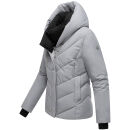 Marikoo Nadiraa Damen Herbst Winter Stepp Jacke N085 Grey Größe XXXL - Gr. 46