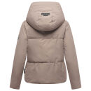 Marikoo Ninikaa Damen Herbst Winter Stepp Jacke N086 Taupe Grey-Größe S - Gr. 36