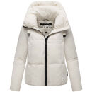 Marikoo Ninikaa Damen Herbst Winter Stepp Jacke N086 Offwhite-Größe S - Gr. 36