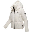 Marikoo Ninikaa Damen Herbst Winter Stepp Jacke N086 Offwhite-Größe S - Gr. 36