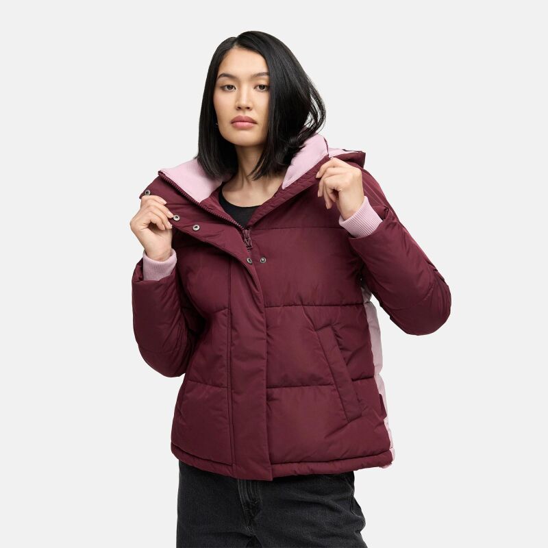 Marikoo Omariaa Damen Winter Stepp Jacke N087 Wine Größe XS - Gr. 34