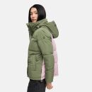 Marikoo Omariaa Damen Winter Stepp Jacke N087 Olive Leaf Größe XS - Gr. 34