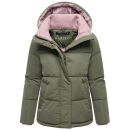 Marikoo Omariaa Damen Winter Stepp Jacke N087 Olive Leaf Größe XS - Gr. 34