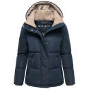 Marikoo Omariaa Damen Winter Stepp Jacke N087 Navy Größe S - Gr. 36