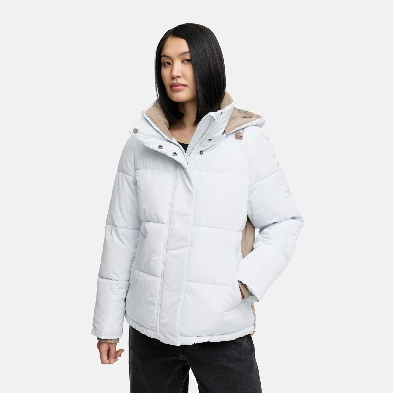 Marikoo Omariaa Damen Winter Stepp Jacke N087 Ice Blue Größe XL - Gr. 42