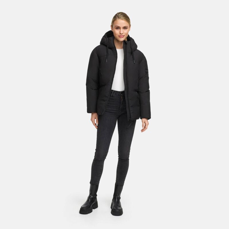 Navahoo Pastellzauber Damen Herbst Winter Jacke N089 Schwarz Größe L - Gr. 40