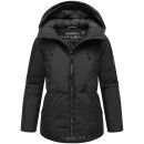 Navahoo Pastellzauber Damen Herbst Winter Jacke N089 Schwarz Größe L - Gr. 40