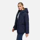 Navahoo Pastellzauber Damen Herbst Winter Jacke N089 Navy Größe XXL - Gr. 44