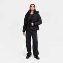 Marikoo Sahnemausii Damen Winter Steppjacke N091 Schwarz Größe S - Gr. 36
