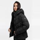 Marikoo Sahnemausii Damen Winter Steppjacke N091 Schwarz Größe S - Gr. 36