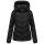 Marikoo Sahnemausii Damen Winter Steppjacke N091 Schwarz Größe XL - Gr. 42