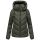 Marikoo Sahnemausii Damen Winter Steppjacke N091 Dark Olive Größe XS - Gr. 34