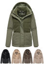 Marikoo Sheeta Damen Winterjacke Teddyfell Jacke...