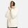 Marikoo Sheeta Damen Herbst Winter Teddyfell Jacke gefüttert N095 Offwhite Größe L - Gr. 40