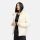 Marikoo Sheeta Damen Herbst Winter Teddyfell Jacke gefüttert N095 Offwhite Größe L - Gr. 40