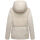 Marikoo Sheeta Damen Herbst Winter Teddyfell Jacke gefüttert N095 Offwhite Größe L - Gr. 40