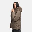 Marikoo Sheeta Damen Herbst Winter Teddyfell Jacke gefüttert N095 Stone Brown Größe M - Gr. 38