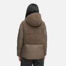 Marikoo Sheeta Damen Herbst Winter Teddyfell Jacke gefüttert N095 Stone Brown Größe M - Gr. 38