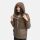 Marikoo Sheeta Damen Herbst Winter Teddyfell Jacke gefüttert N095 Stone Brown Größe M - Gr. 38