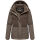 Marikoo Sheeta Damen Herbst Winter Teddyfell Jacke gefüttert N095 Stone Brown Größe M - Gr. 38