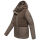Marikoo Sheeta Damen Herbst Winter Teddyfell Jacke gefüttert N095 Stone Brown Größe M - Gr. 38