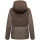 Marikoo Sheeta Damen Herbst Winter Teddyfell Jacke gefüttert N095 Stone Brown Größe M - Gr. 38