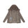 Marikoo Sheeta Damen Herbst Winter Teddyfell Jacke gefüttert N095 Stone Brown Größe M - Gr. 38