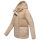 Marikoo Sheeta Damen Herbst Winter Teddyfell Jacke gefüttert N095 Beige Größe XS - Gr. 34
