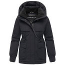 Marikoo Shigaraa Damen Herbst Winter Jacke N096 Schwarz-Größe M - Gr. 38