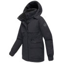 Marikoo Shigaraa Damen Herbst Winter Jacke N096 Schwarz-Größe M - Gr. 38