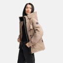 Marikoo Shigaraa Damen Herbst Winter Jacke N096 Taupe Grey-Größe S - Gr. 36