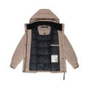 Marikoo Shigaraa Damen Herbst Winter Jacke N096 Taupe Grey-Größe S - Gr. 36