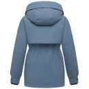 Marikoo Shigaraa Damen Herbst Winter Jacke N096 Dusty Blue-Größe L - Gr. 40