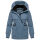 Marikoo Shigaraa Damen Herbst Winter Jacke N096 Dusty Blue-Größe L - Gr. 40